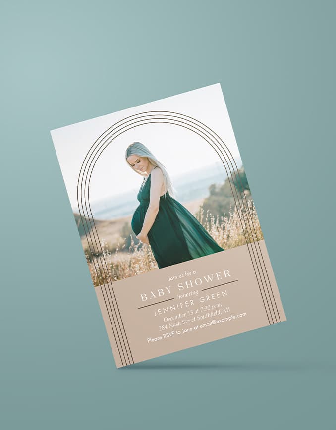 Baby shower invitations