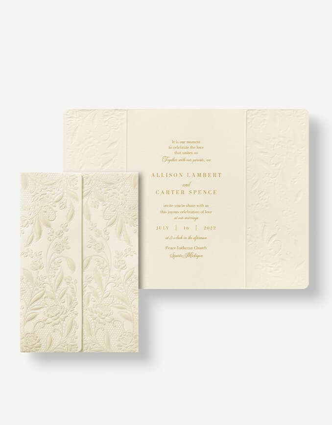 Premium wedding invitations
