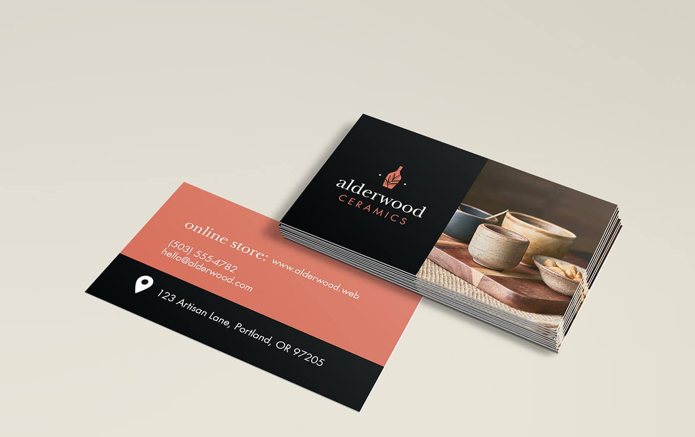 Same-day business cards