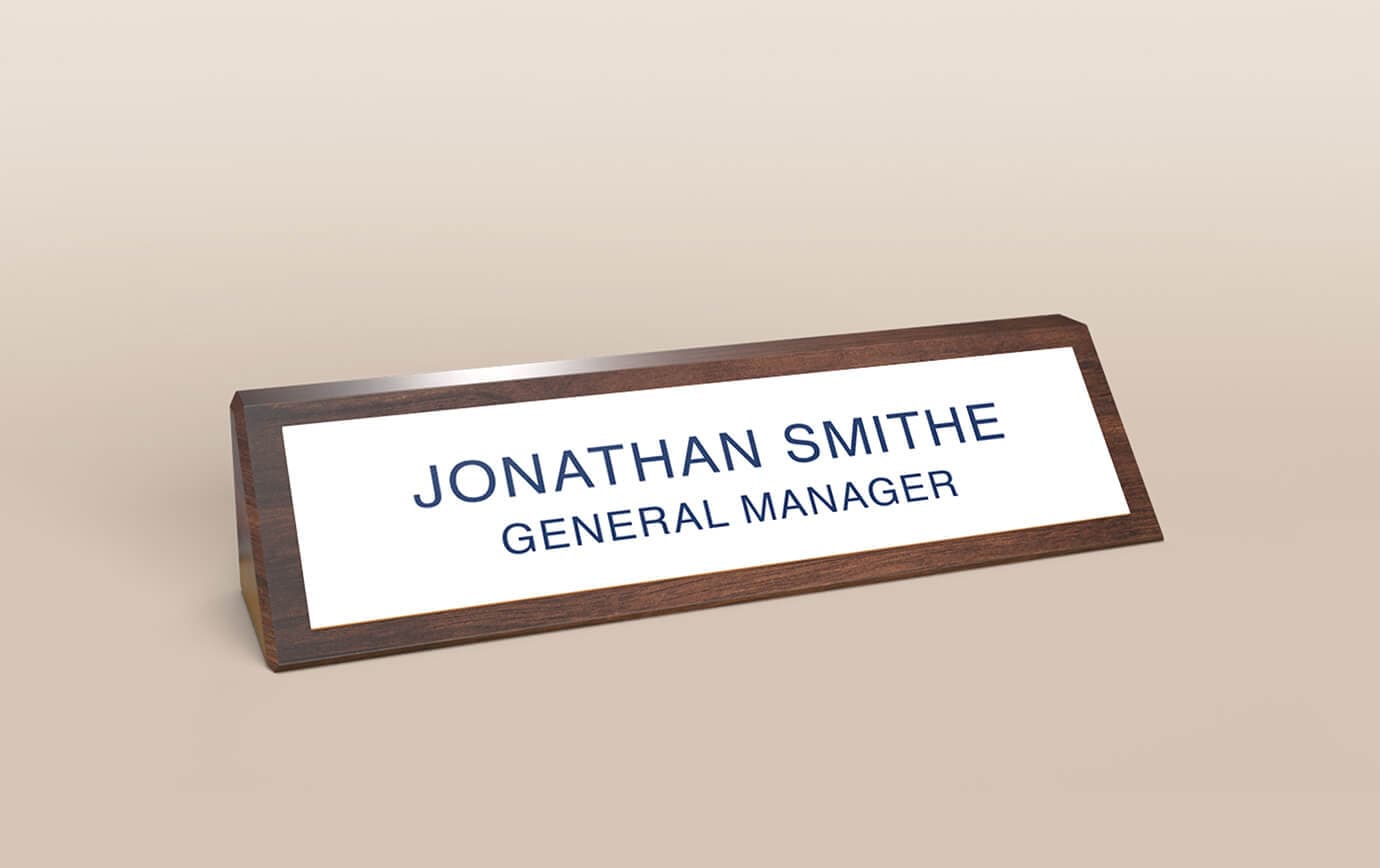 Desk signs