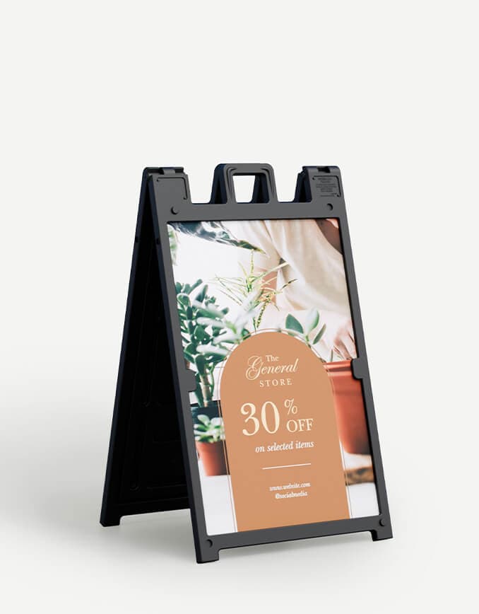 A-frame signs