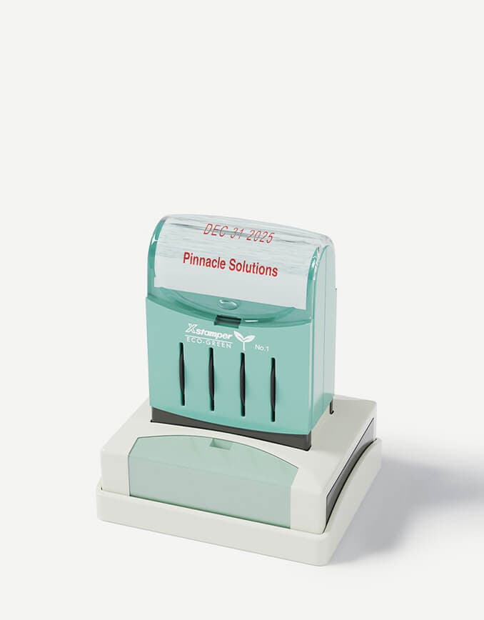 Pre-inked date stamps