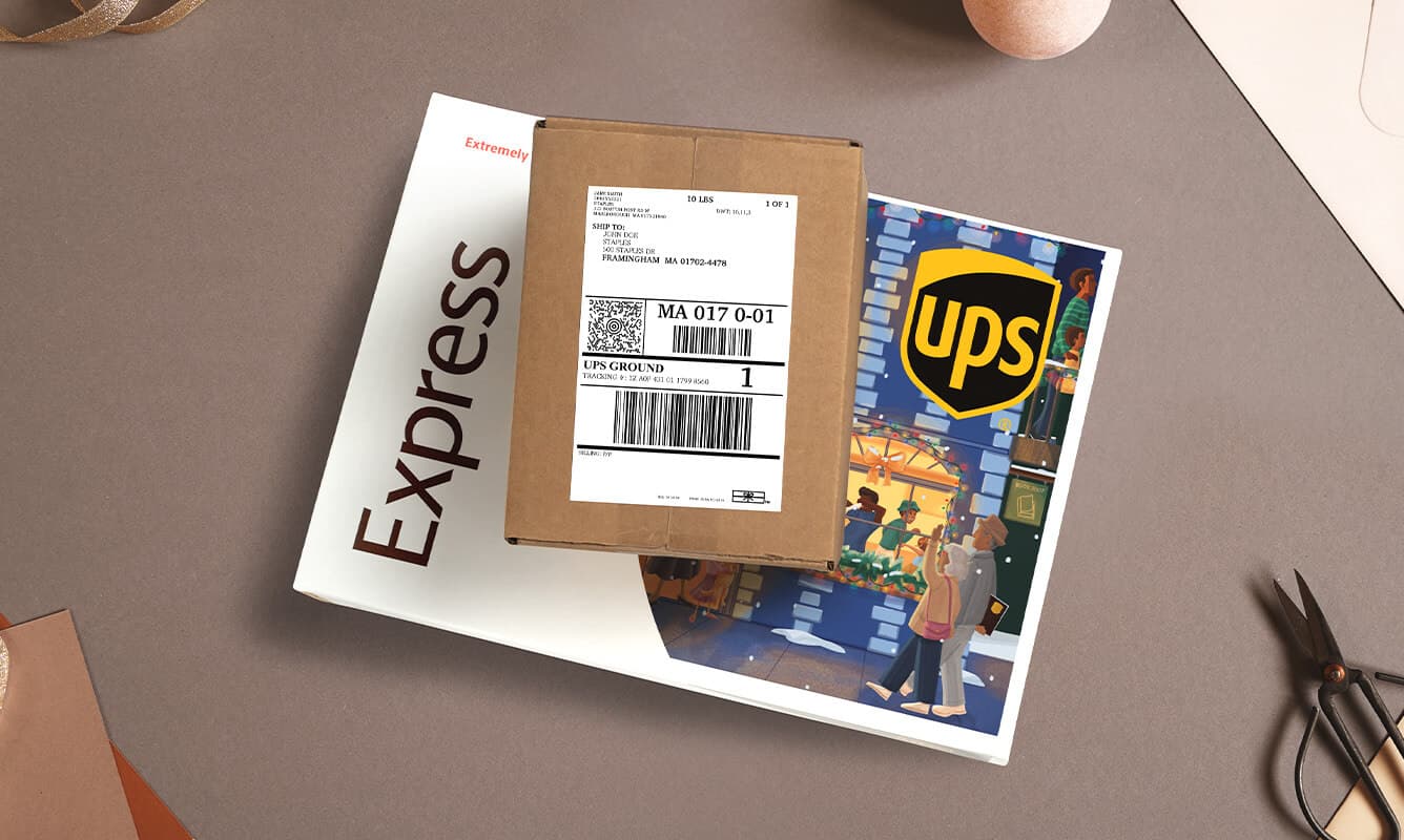 Print and ship in the same trip