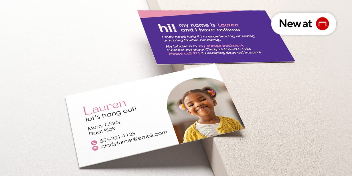 $9.99 for 50 Contact & Safety Cards