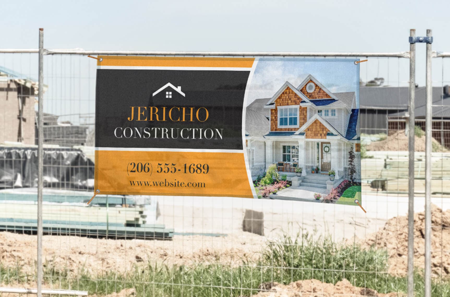 Mesh outdoor banners