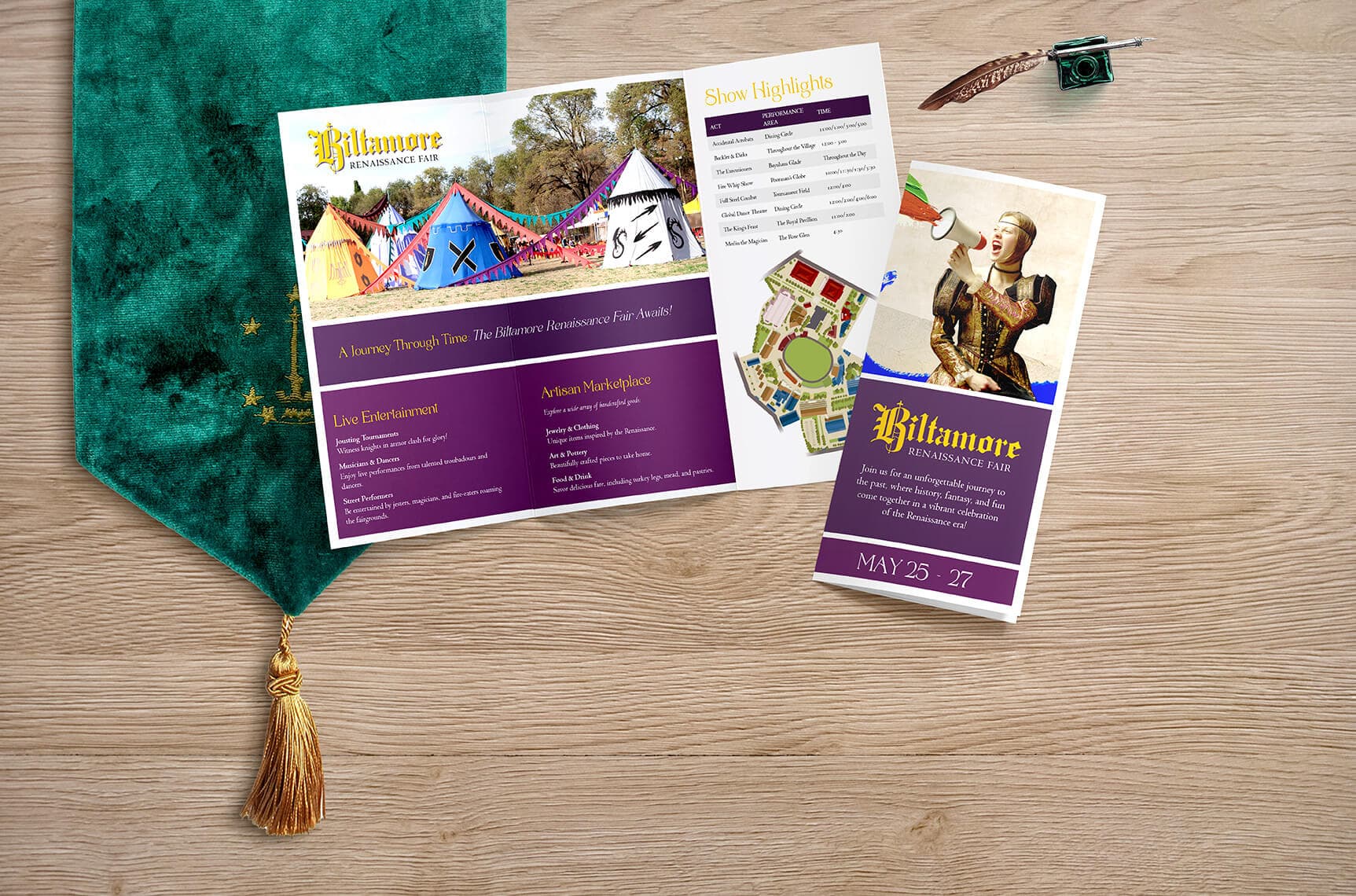 Guide your guests around an event