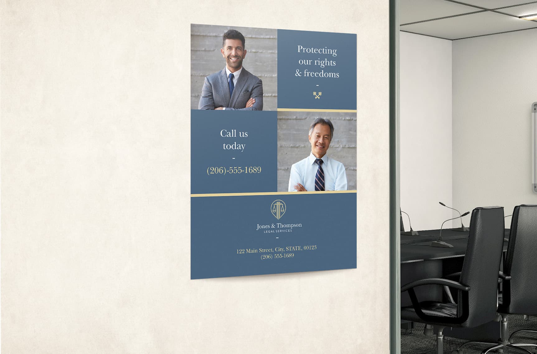 Pick posters for a polished look at the office