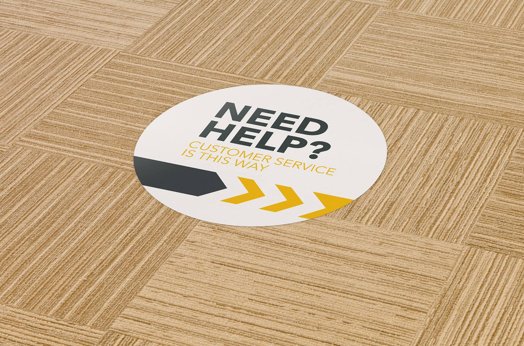 Help guests find their way with directional signage