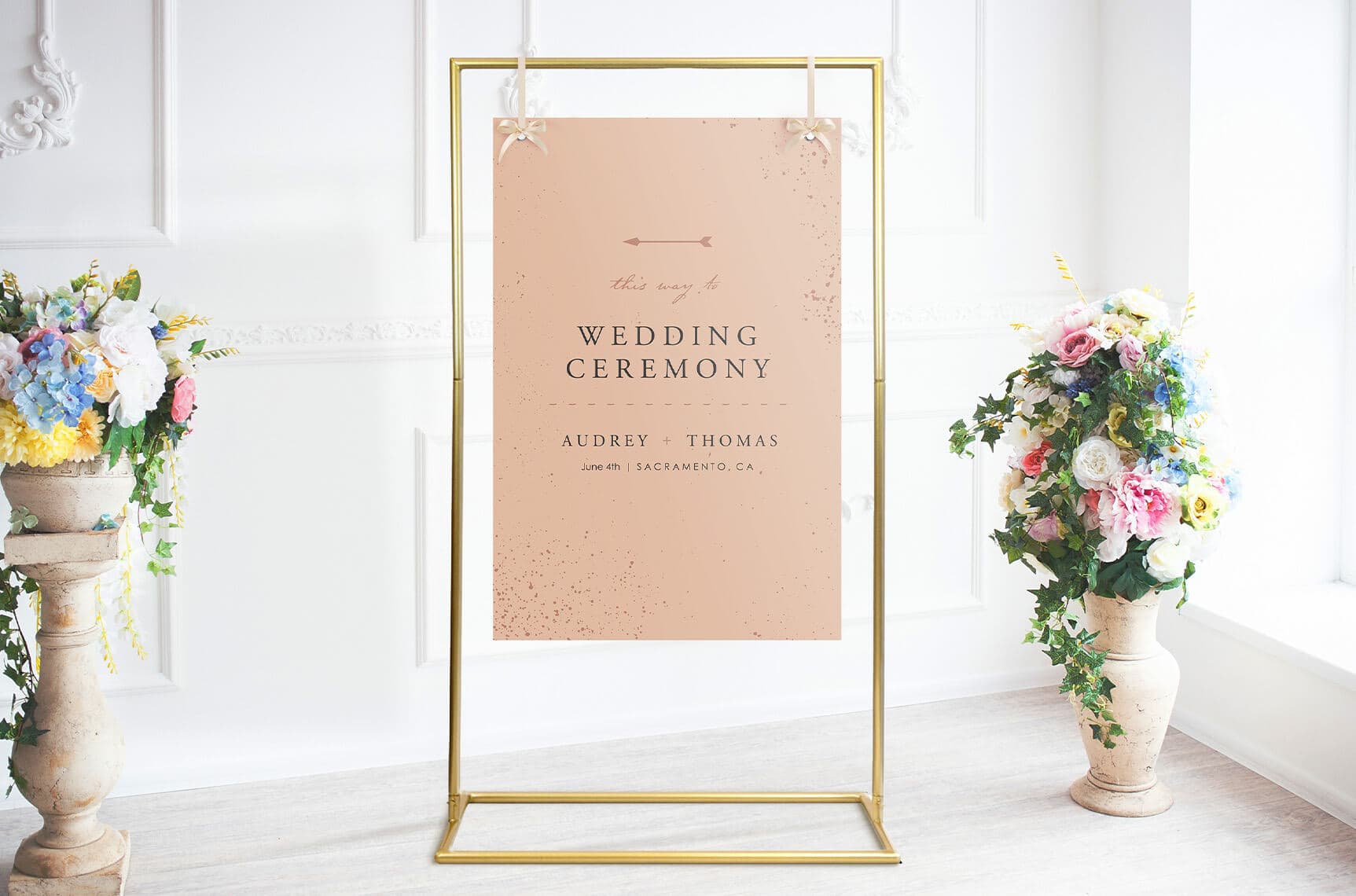 Sophisticated signage for your special day