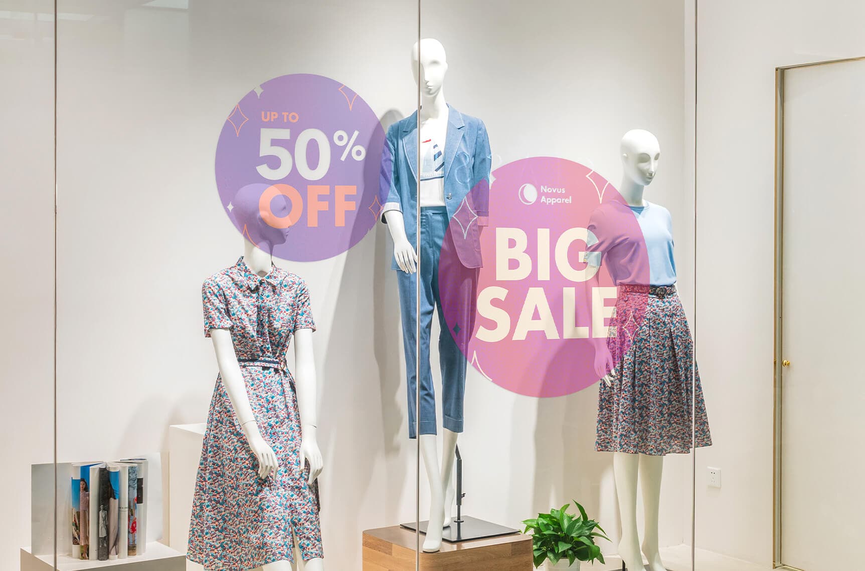 Draw attention to your seasonal sale