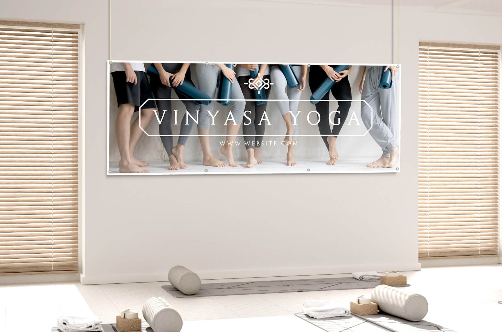 Matte polypropylene indoor banners